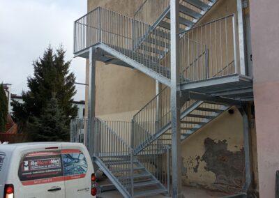 Schody przeciwpożarowe produkcja Grudziądz