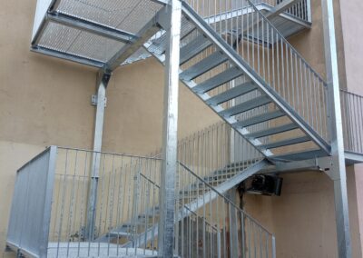 Schody przeciwpożarowe produkcja Grudziądz