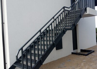 Schody zewnętrzne metalowe produkcja Grudziądz