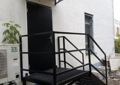 Schody zewnętrzne metalowe produkcja Grudziądz