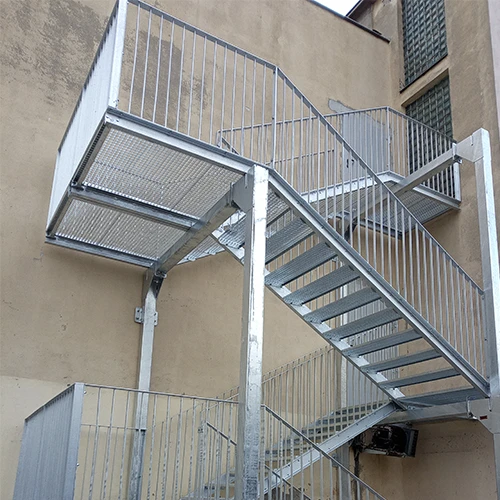 Schody ewakuacyjne na zamówienie metalowe Grudziądz